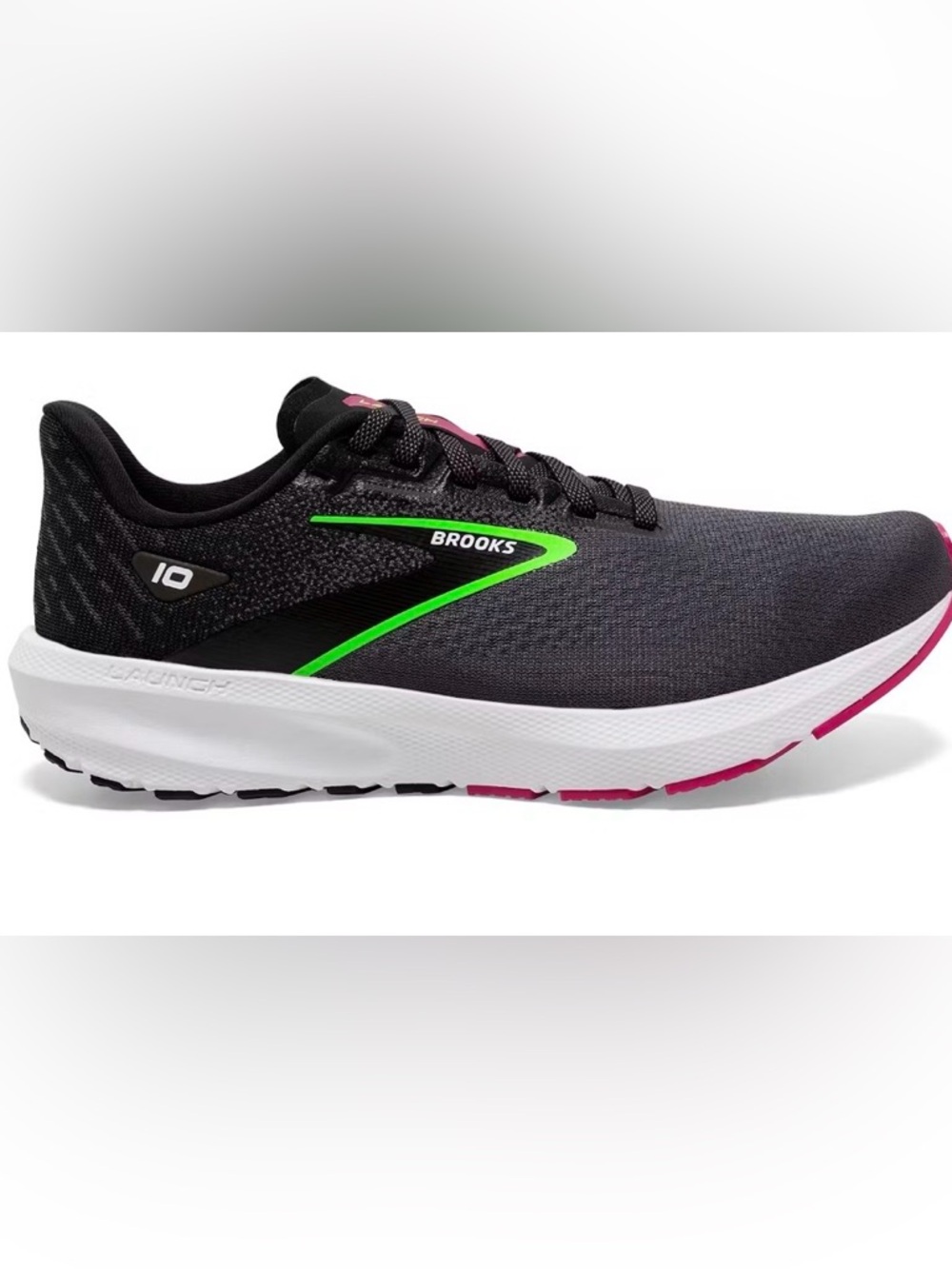 Brooks Launch 10 “Black Blackened Pearl” Women’s 8.5/Men’s 10 New w/ Box